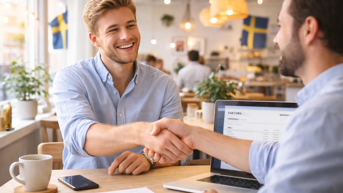 Grattis! Du har nu allt du behöver för att driva din enskilda firma